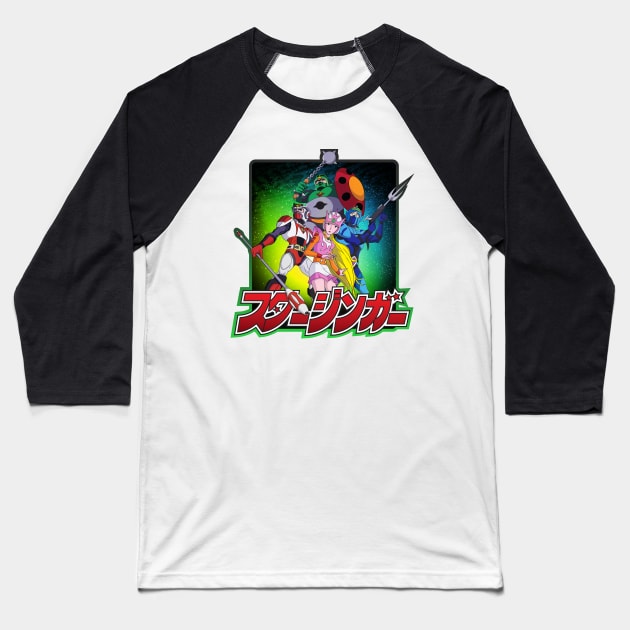 Starzinger/Spaceketeers Baseball T-Shirt by kickpunch